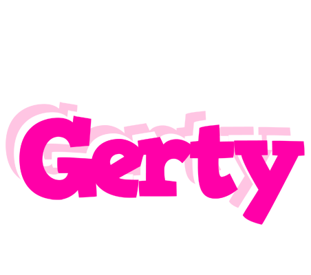 Gerty dancing logo