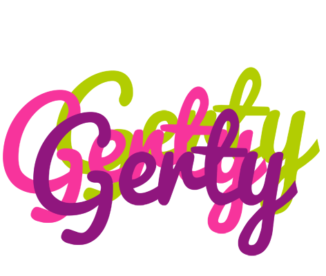 Gerty flowers logo