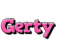 Gerty girlish logo