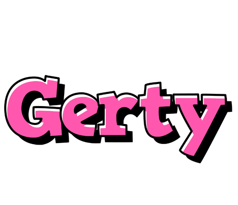 Gerty girlish logo