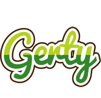 Gerty golfing logo