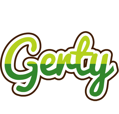 Gerty golfing logo