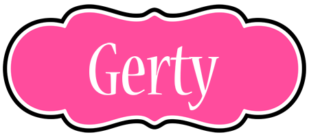 Gerty invitation logo