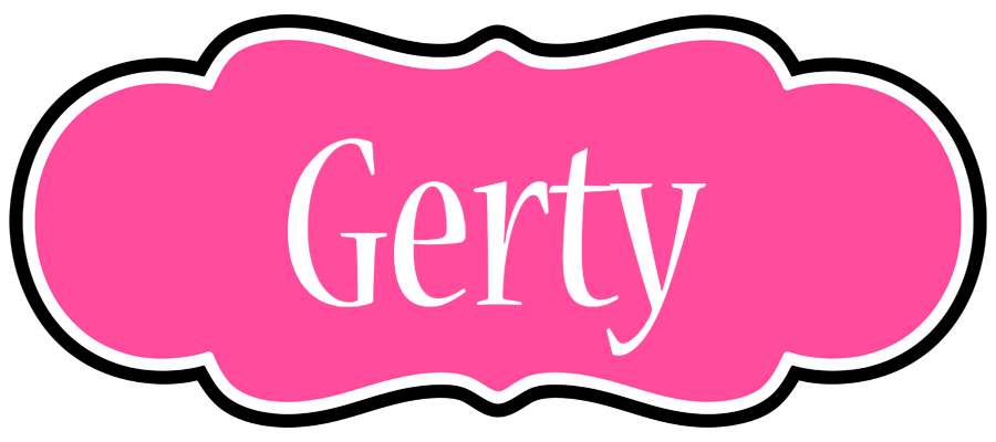 Gerty invitation logo