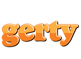 Gerty orange logo