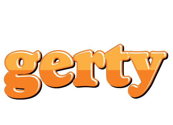 Gerty orange logo