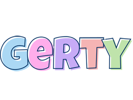 Gerty pastel logo