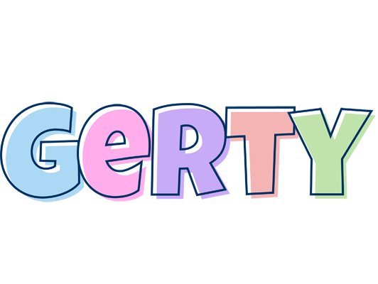 Gerty pastel logo