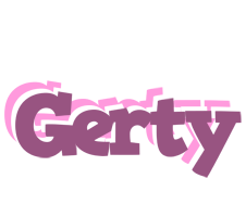 Gerty relaxing logo