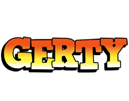 Gerty sunset logo