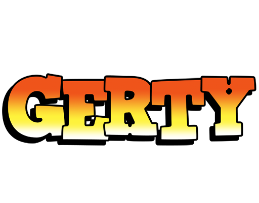 Gerty sunset logo