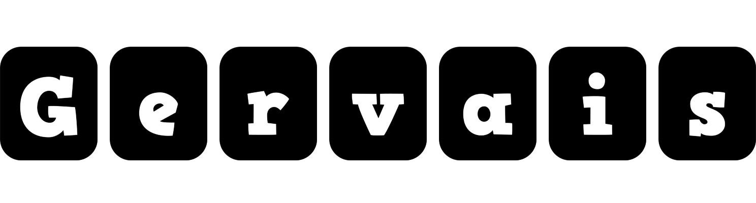 Gervais box logo