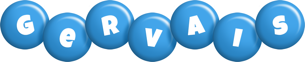 Gervais candy-blue logo