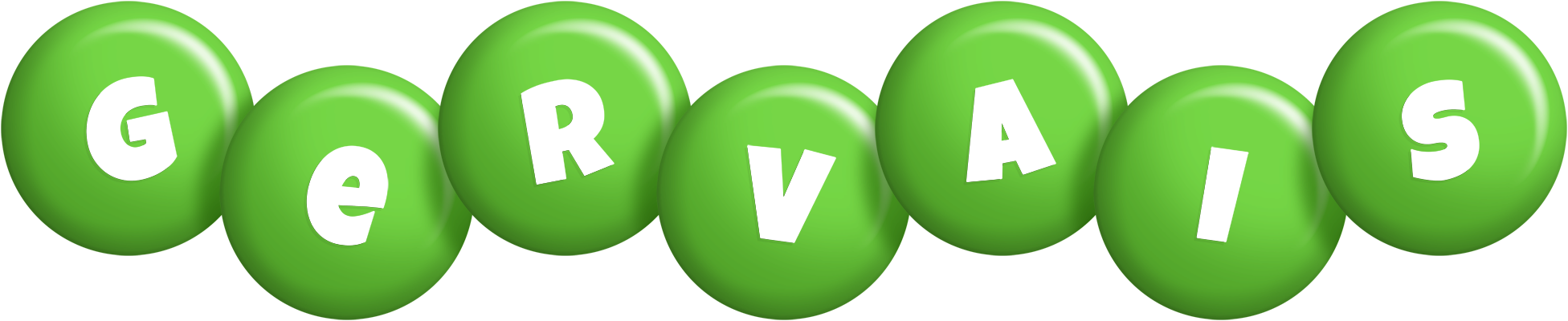 Gervais candy-green logo
