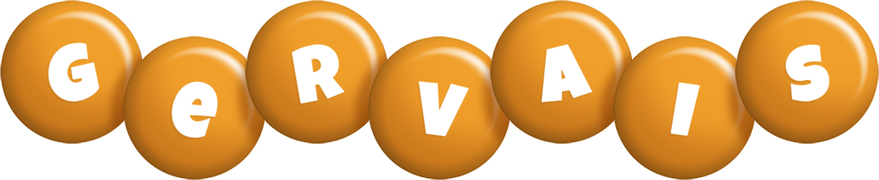 Gervais candy-orange logo