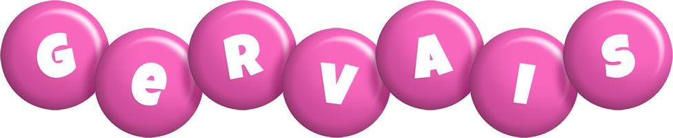 Gervais candy-pink logo