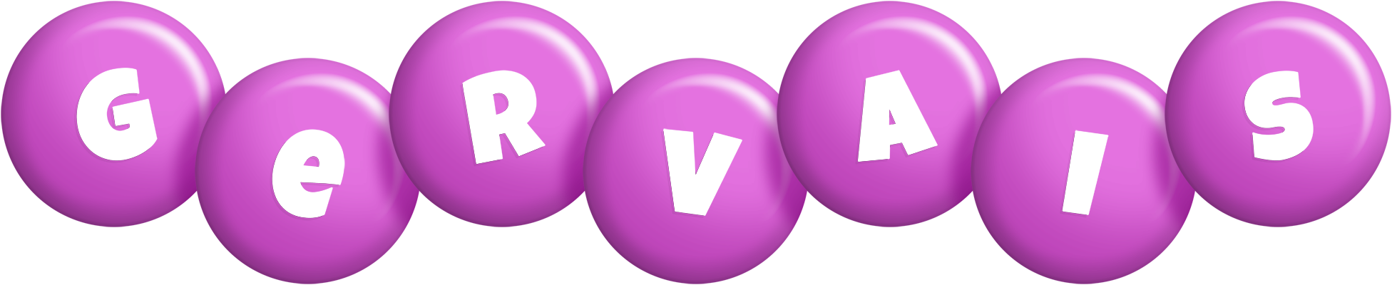 Gervais candy-purple logo