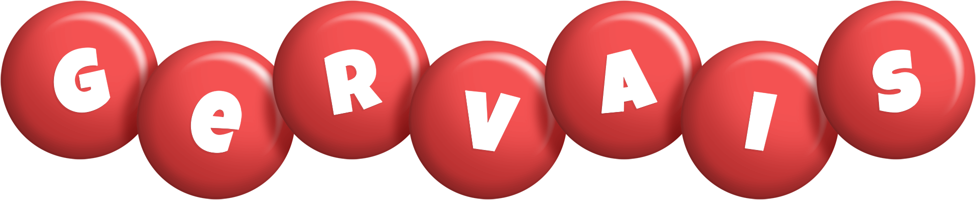 Gervais candy-red logo