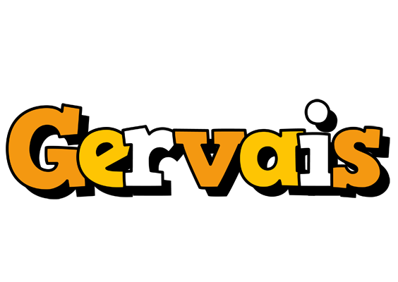 Gervais cartoon logo