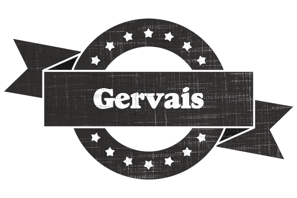 Gervais grunge logo