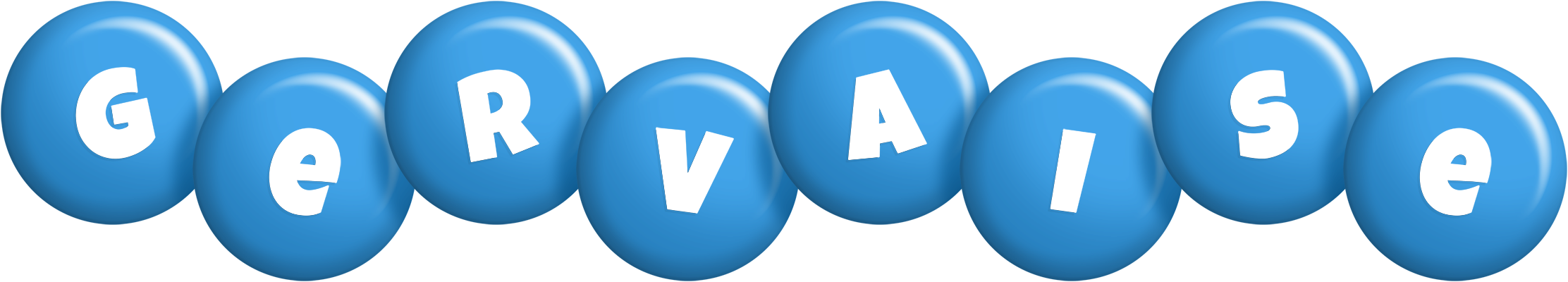 Gervaise candy-blue logo