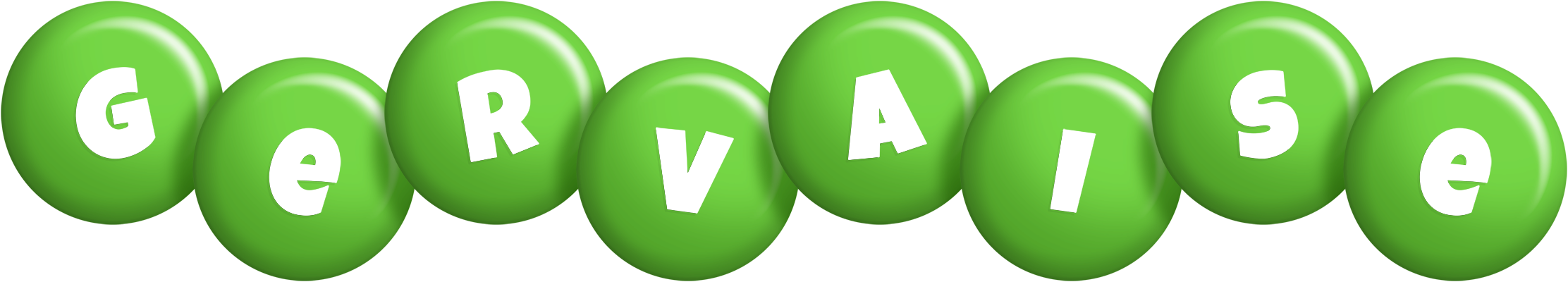 Gervaise candy-green logo