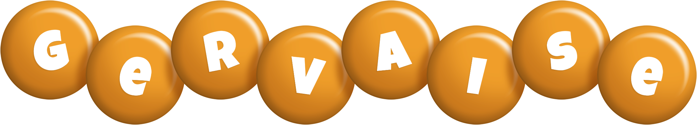 Gervaise candy-orange logo