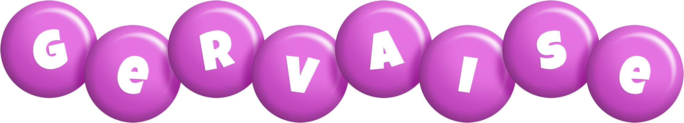 Gervaise candy-purple logo