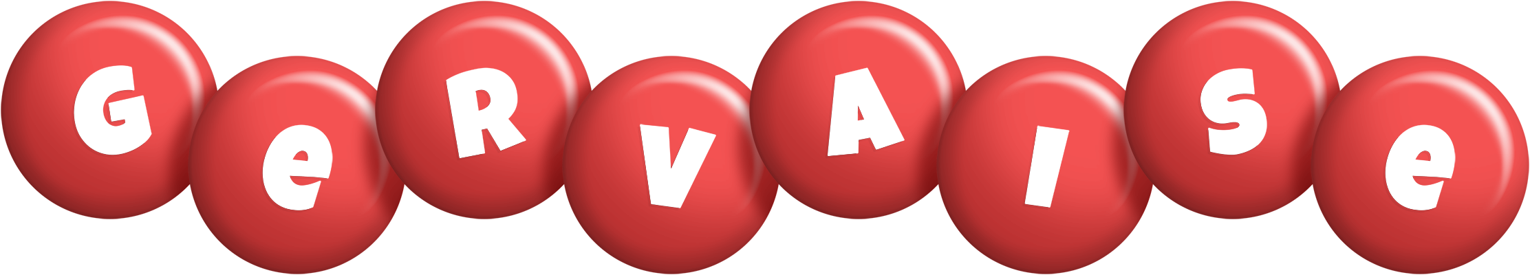 Gervaise candy-red logo