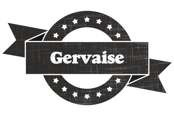 Gervaise grunge logo