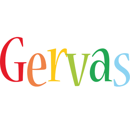 Gervas birthday logo