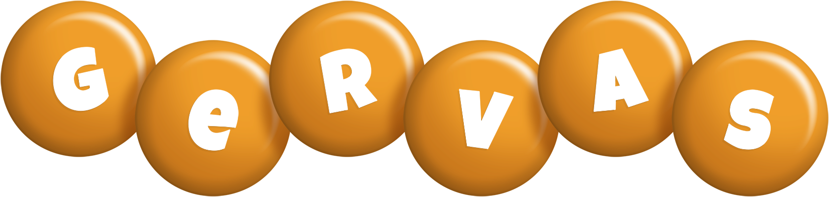 Gervas candy-orange logo