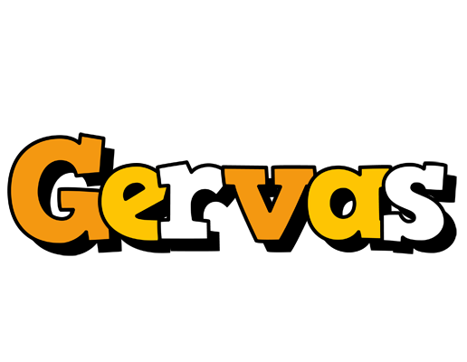 Gervas cartoon logo