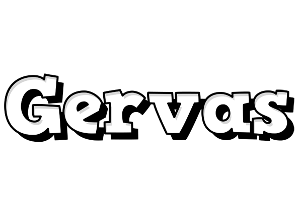 Gervas snowing logo