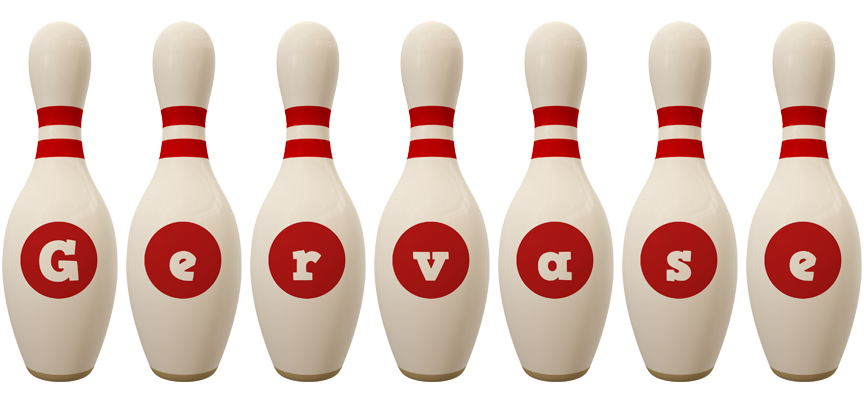 Gervase bowling-pin logo