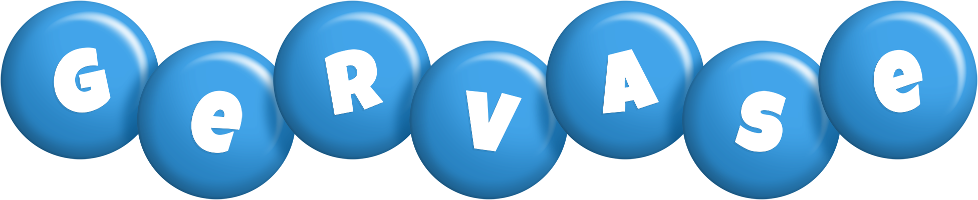 Gervase candy-blue logo
