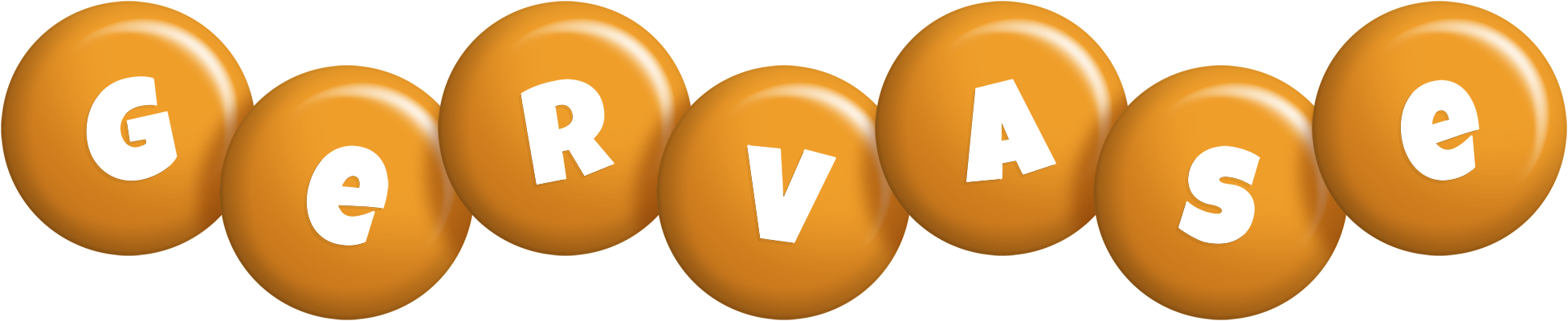 Gervase candy-orange logo