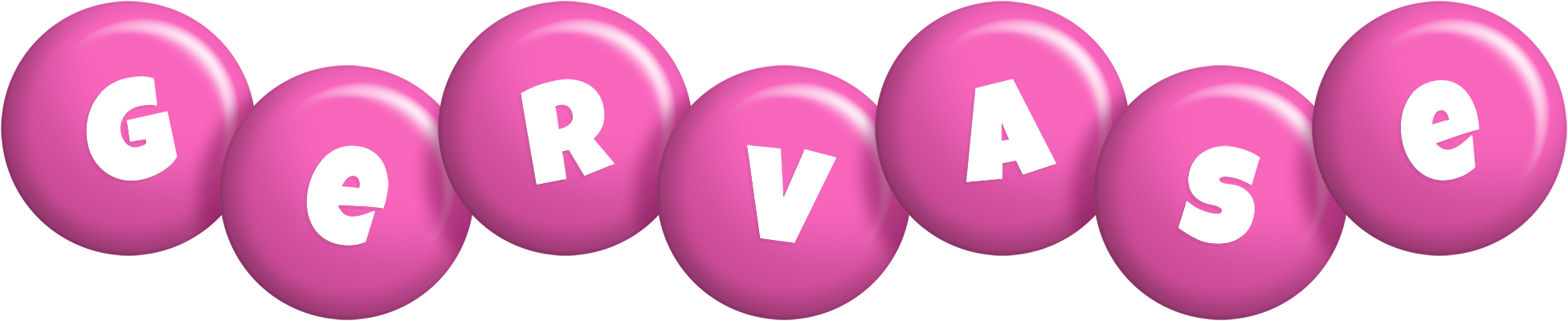 Gervase candy-pink logo