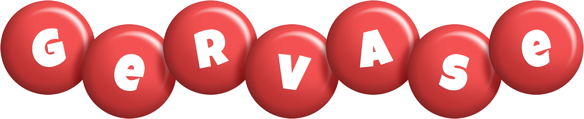 Gervase candy-red logo