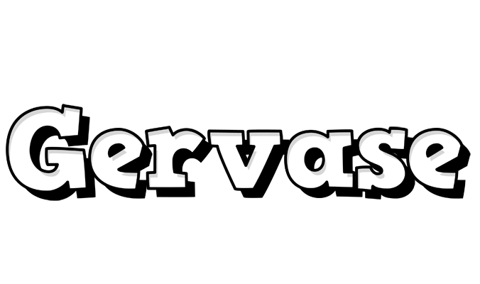 Gervase snowing logo