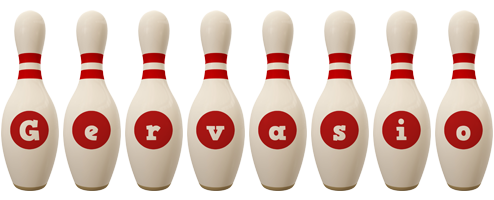Gervasio bowling-pin logo