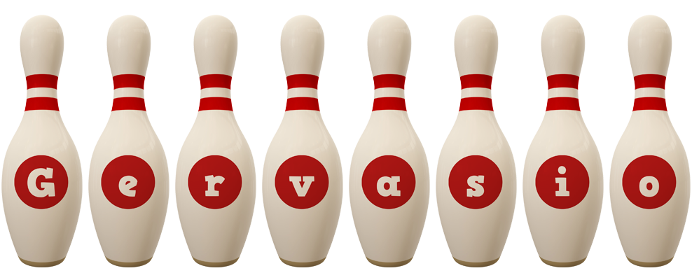 Gervasio bowling-pin logo