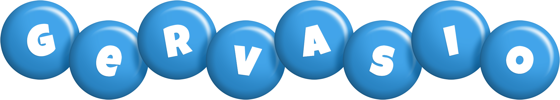 Gervasio candy-blue logo