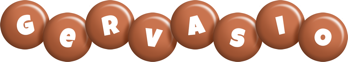 Gervasio candy-brown logo