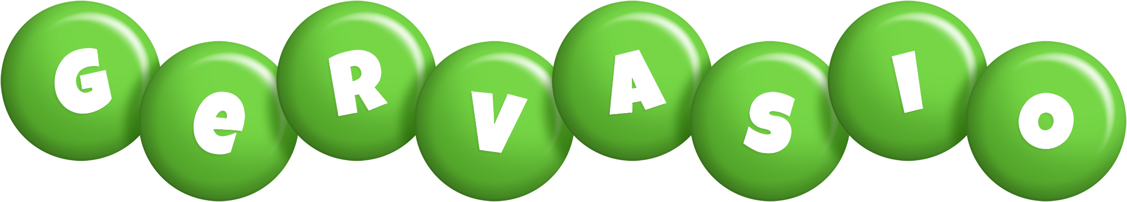 Gervasio candy-green logo
