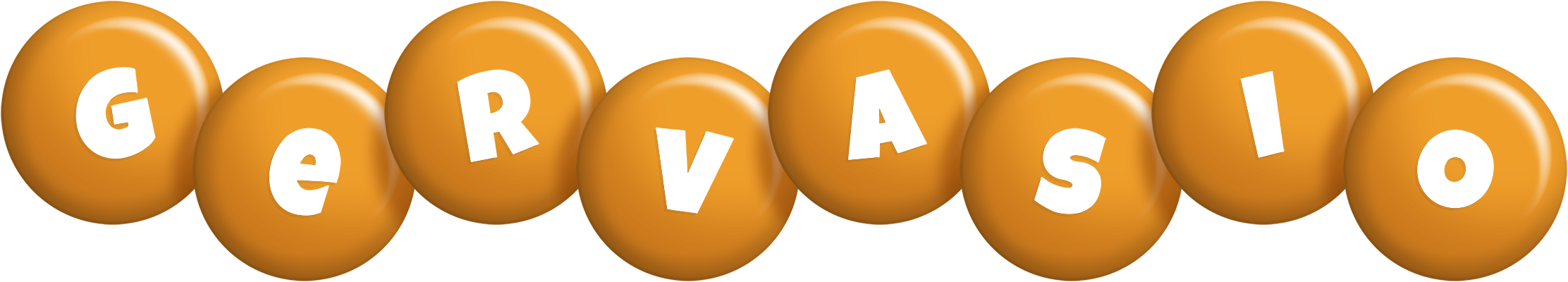 Gervasio candy-orange logo