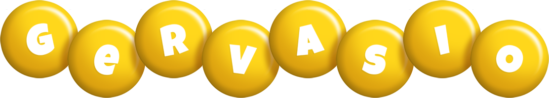 Gervasio candy-yellow logo