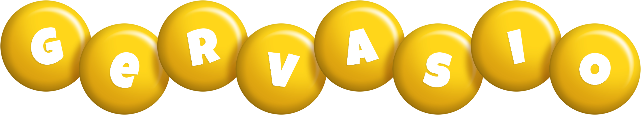 Gervasio candy-yellow logo