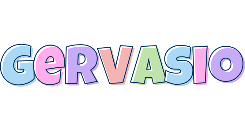 Gervasio pastel logo