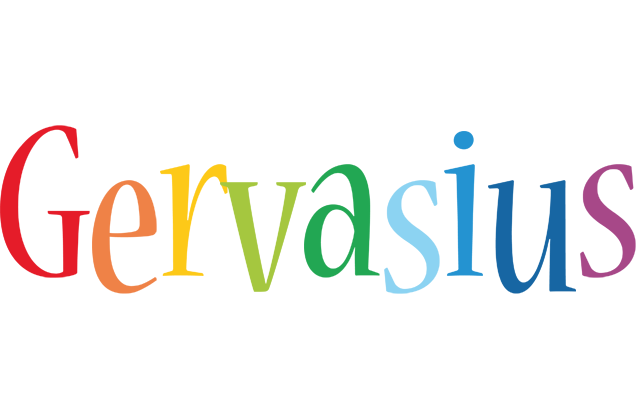 Gervasius birthday logo